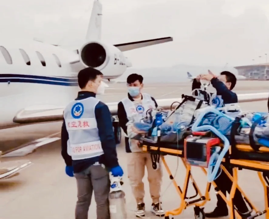 Severe Pneumonia Medical Transfer