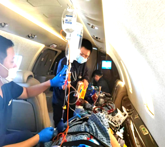 Lhasa to Beijing air ambulance