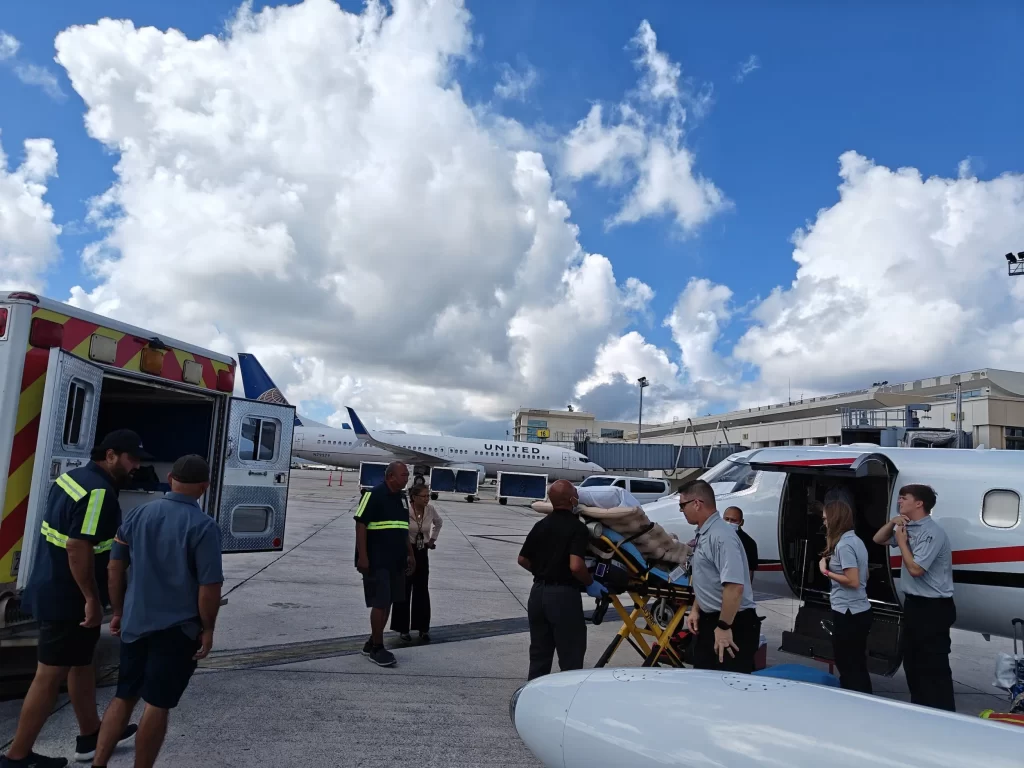 Long-distance medical escort