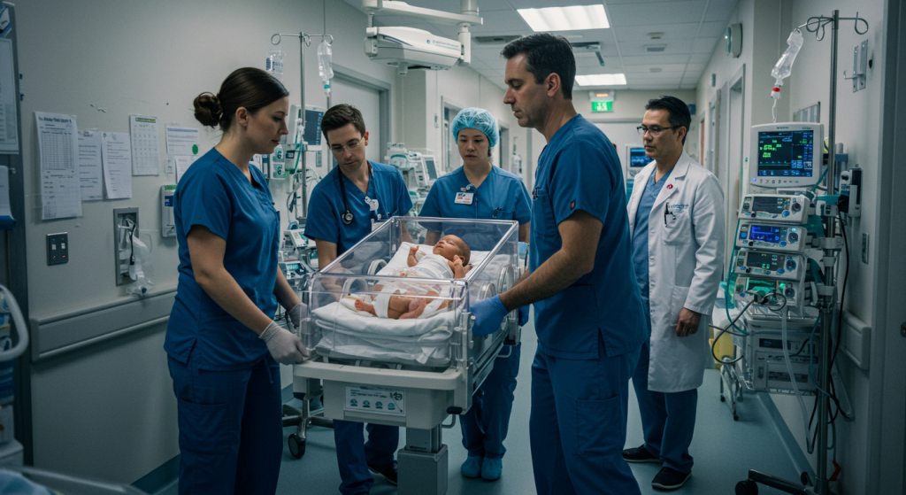 what is neonatal ICU transfer